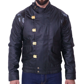 Akira Kaneda Black Leather Jacket