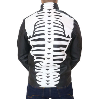 skeleton leather jacket