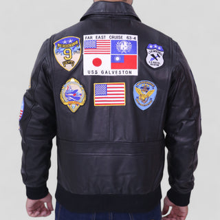 Top Gun movie Maverick Black Bomber Jacket