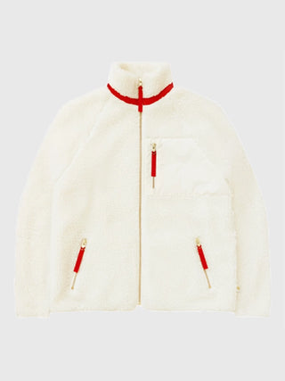 Province of Canada x Heated Rivalry  White Fleece Zipp Jacket For Men & Women 
