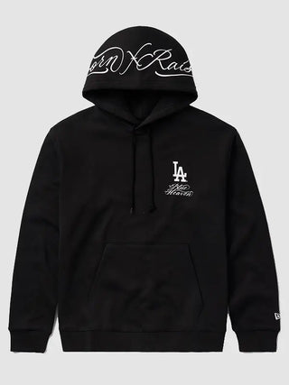 2026 Born x Raised x Dodgers Fine Line Black Hoodie