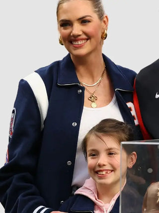 2026 Kate Upton Detroit Tigers Navy Jacket
