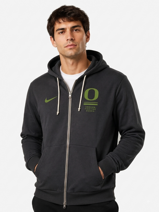 2026 Oregon Ducks Sideline Zip Up Hoodie