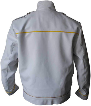 Freddie Mercury White Leather Jacket