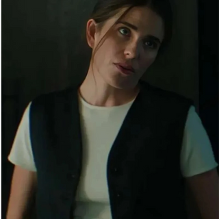 56 Days Karla Souza Black Wool Vest