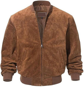Mens Brown Suede Jacket