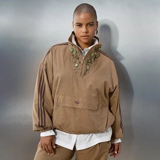  ASOS Embellishment Brown Track Jacket