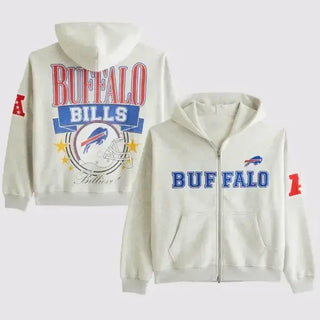 Abercrombie Buffalo Bills Zip-Up Hoodie
