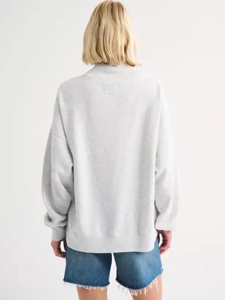 Abercrombie Buffalo Mockneck  Grey Sweatshirt