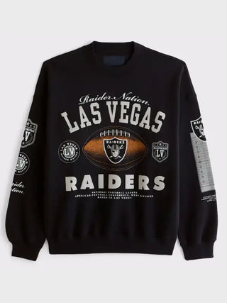 Abercrombie Raiders Black Sweatshirt
