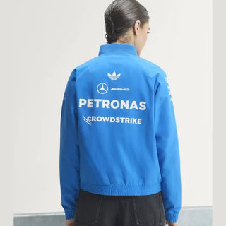 Adidas x Mercedes-AMG PETRONAS F1 Team Blue Wonder Track Jacket For Sale