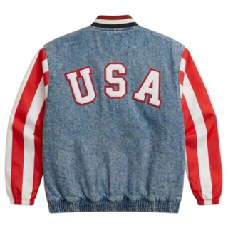 Adidas Bring Back 1994 USA Denim Blue Jacket