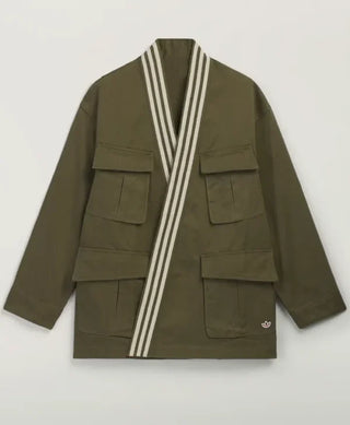 shop Adidas Clot By Edison Chen Olive Jacket- front