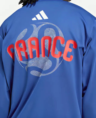 Adidas FIFA World Cup 2026 France Track Top Blue Zipper Jacket