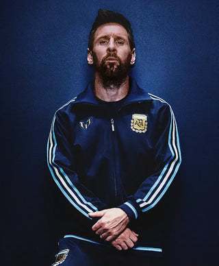 Adidas Messi Farewell Navy Blue Track Jacket