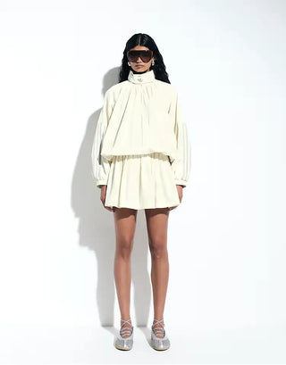 Adidas Originals x ASOS oversized track top in buttermilk

