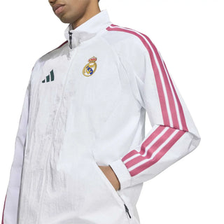 Adidas Real Madrid 26/27 Anthem  WhiteJacket For Men & Women