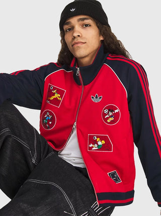 Adidas x Brain Dead x Disney Red Track Jacket  For Men & Women