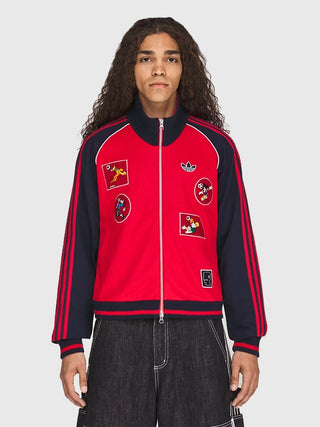 Adidas x Brain Dead x Disney Track Red Jacket