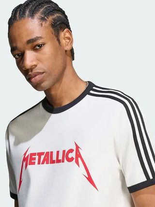 Adidas x Metallica Ringer 2026 White T-Shirt For Men & Women
