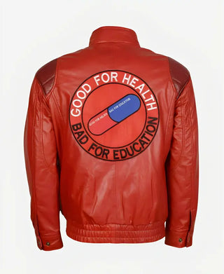 Akira Kaneda Red Leather Jacket