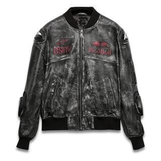 Alpinestars RSRV x Red Bull Distressed Leather Jacket