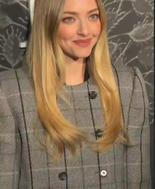 Amanda Seyfried French premiere Cropped Blazer