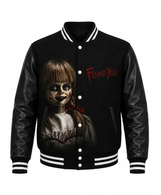 Annabelle Black Letterman Jacket 