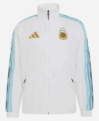 Fifa World Cup 2026 Argentina AFA White Anthem Jacket