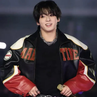 Arirang World Tour Santiago Martine Leather Jacket