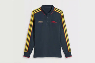 Arsenal x SPZL Long Sleeved Blue Polo Shirt For Men & Women