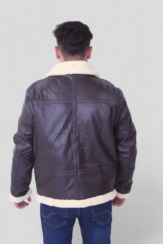 RAF Aviator Winter Leather Jacket
