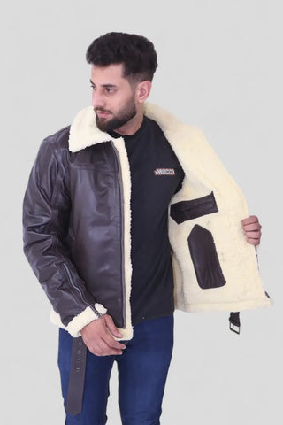 B3 Bomber Shearling Men's Jacket