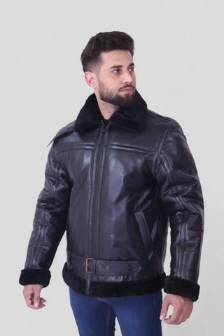 RAF Aviatot Shearling Men's Leather Jacket