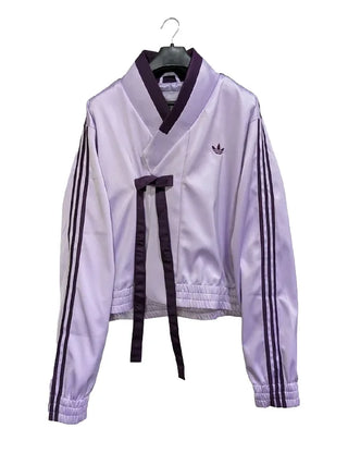 BABYMONSTER × Adidas Hanbok Purple Jacket