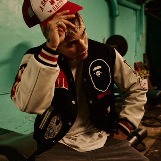 BAPE × UNDEFEATED 2026 Varsity Jacket