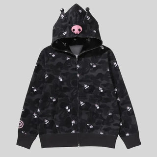 BAPE x Sanrio Hello Kitty & Kuromi Hoodie