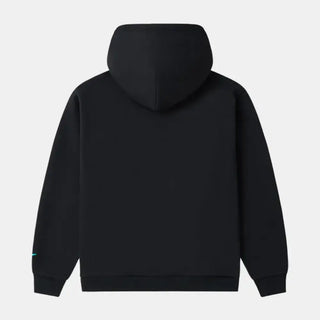 BARCELONA GOLF WANG Black Full Zipper Hoodie-back