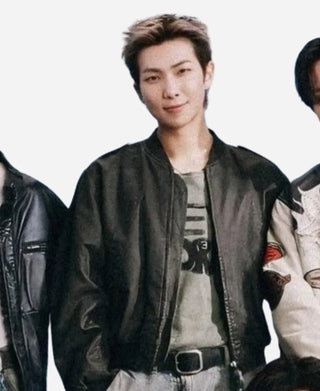 BTS 2026 Spotify x Event Normal RM Black Zipper Jacket