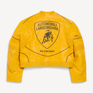 Balenciaga Lamborghini Yellow Biker Jacket