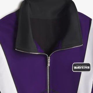 Baltimore Ravens Off Season x NFL Purple Windbreaker Jacket For Men & Women