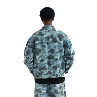 Bape Camo Jacquard Trucker Jacket