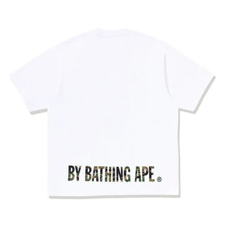 Bape TIGER CAMO APE FACE White TEE For Men & Women