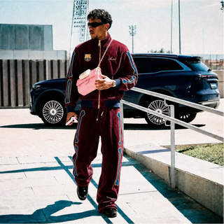 Barca x Amiri Velvet Track Jacket