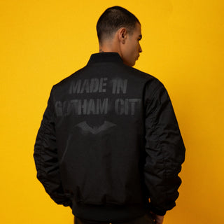Batman Hypland Black Bomber Jacket