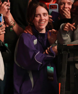 Billie Eilish Coachella  Purple Track Jacket
