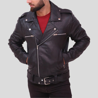 Black biker jacket