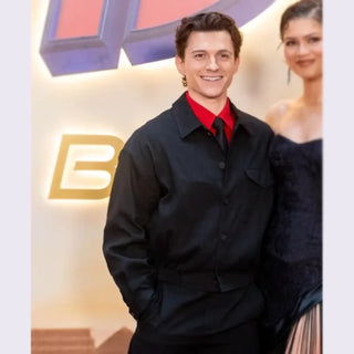 Brand 2026 New Day Madrid  Tom Holland Black Jacket
