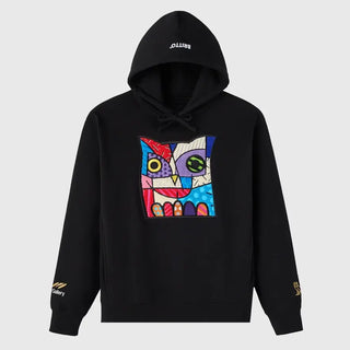 Britto Owl Hoodie - Black