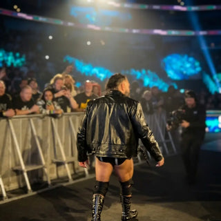 Bronson Reed MITB 2026 Black Leather Jacket